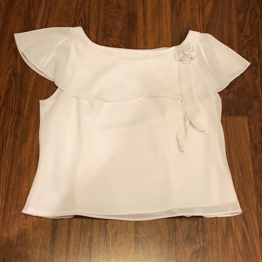 Jessica Flutter Sleeve Blouse - Medium